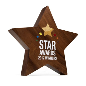 Real Wood Star Award 160mm