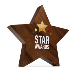 Real Wood Star Award 120mm