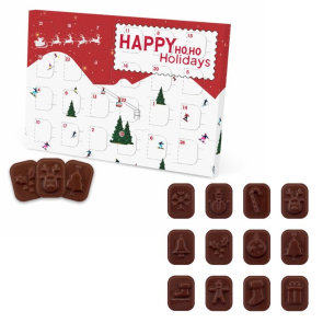 Mini Advent Calendar  Vegan Dark Chocolate 71% Cocoa