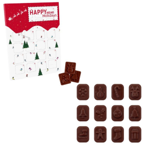 Maxi Advent Calendar Vegan Dark Chocolate 71% Cocoa