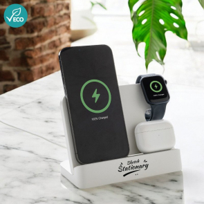 Joltz RCS Recycled Plastic Dual 15W Charger With iWatch Slot